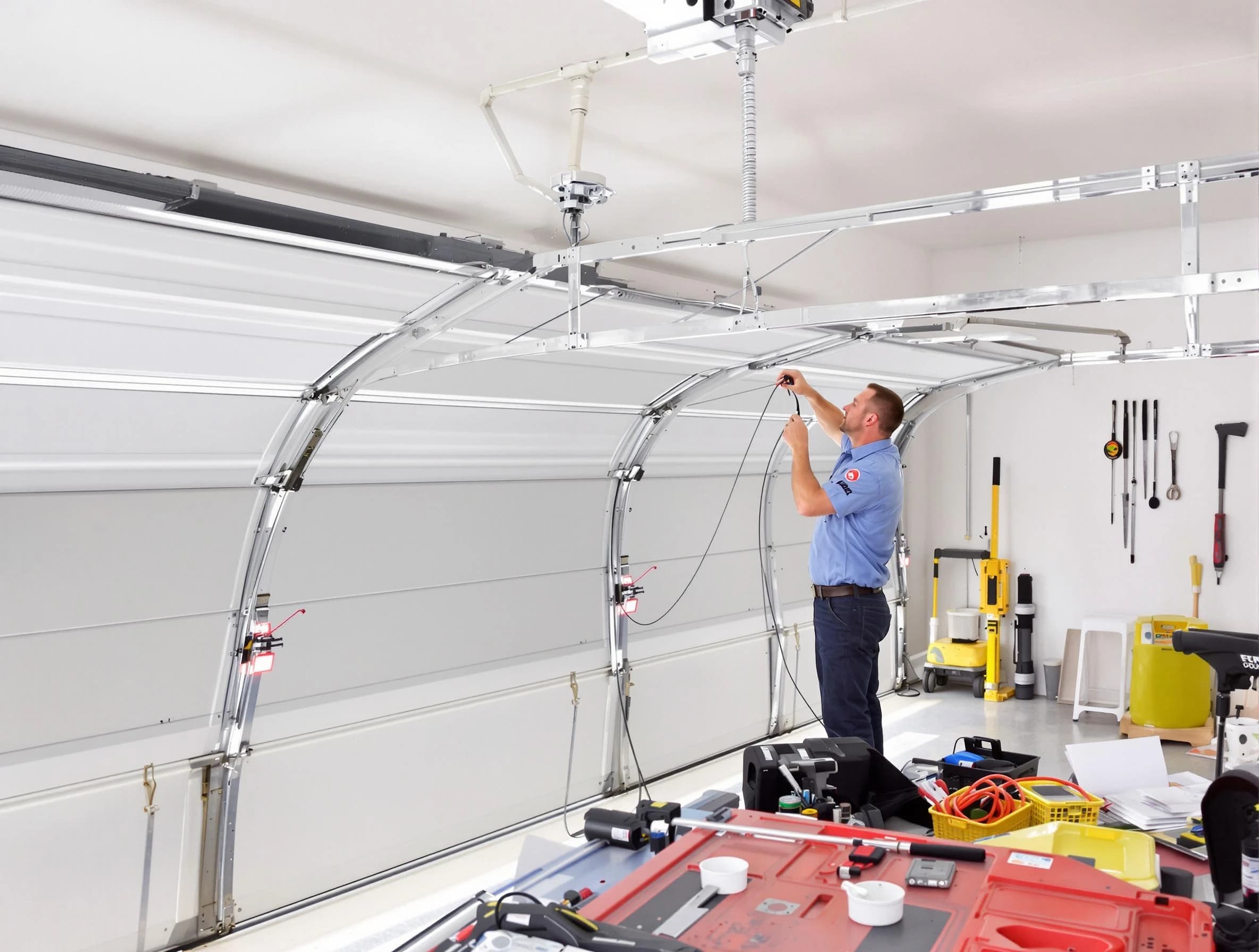 Garage door cable repair service by Pell City Garage Door Repair in Pell City