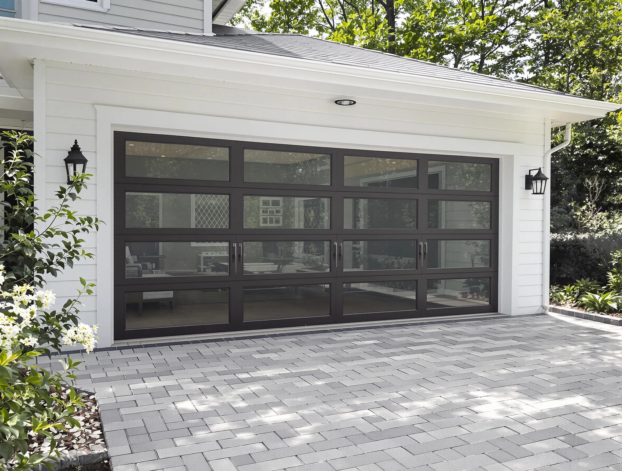 Pell City Garage Door Repair design specialist presenting custom garage door options to Pell City homeowner