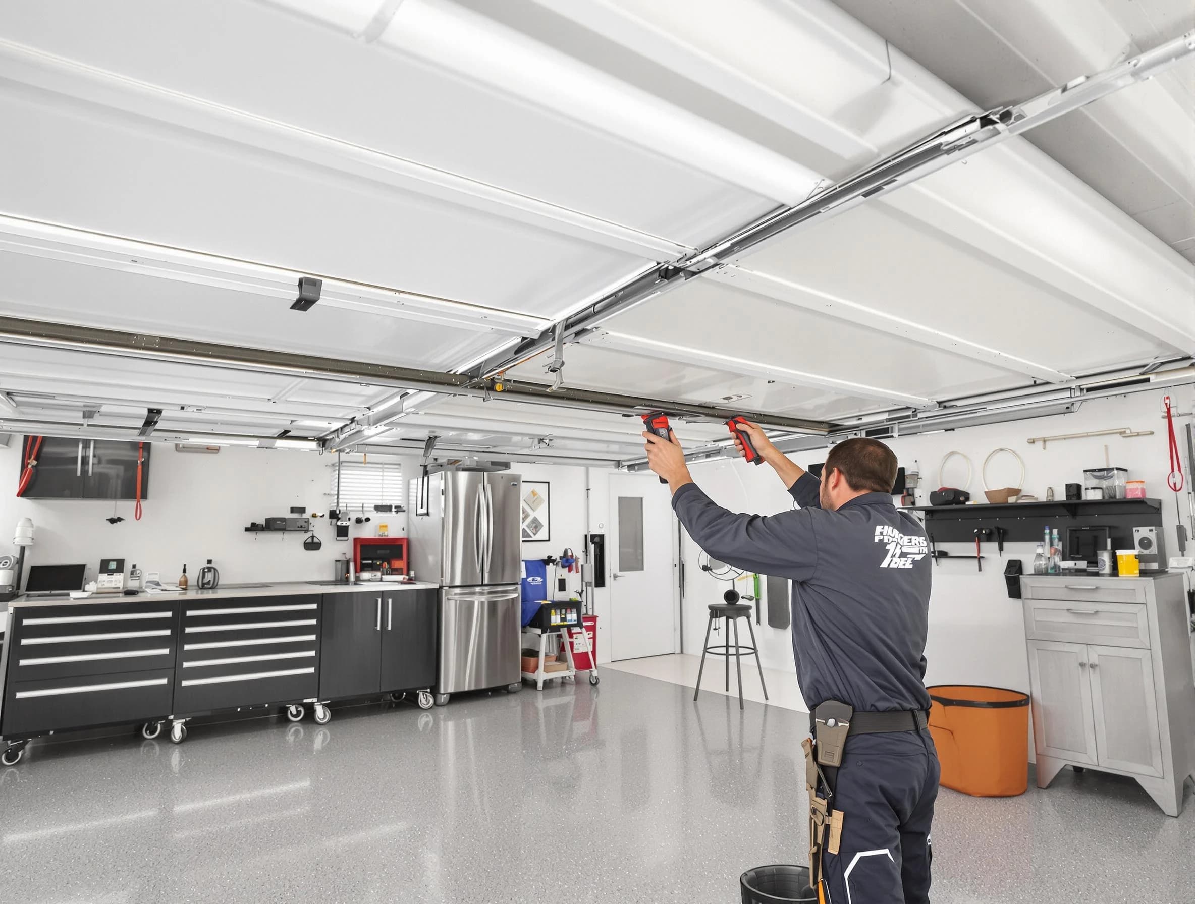 Overhead garage door repair service by Pell City Garage Door Repair in Pell City