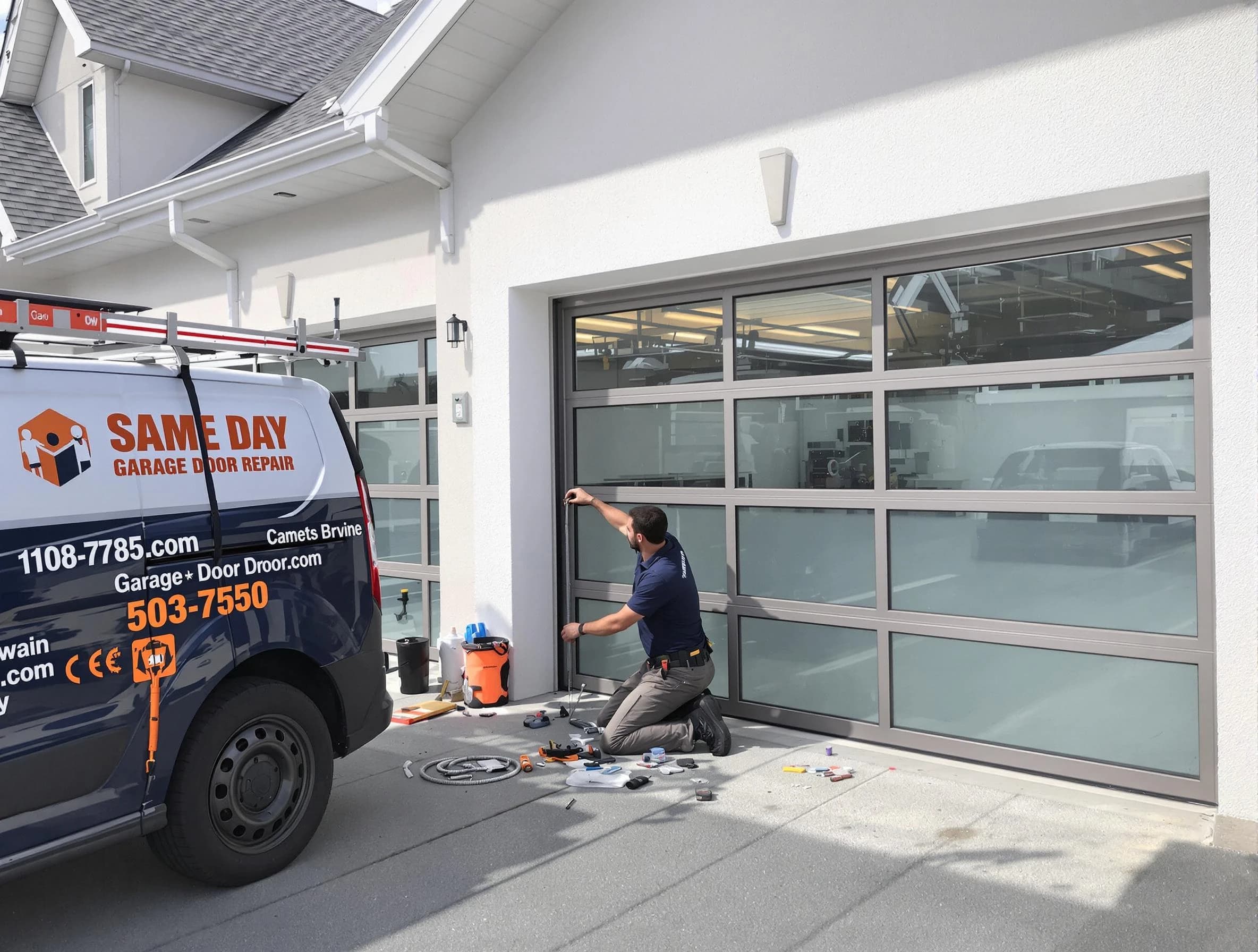 Same-day garage door repair service by Pell City Garage Door Repair in Pell City