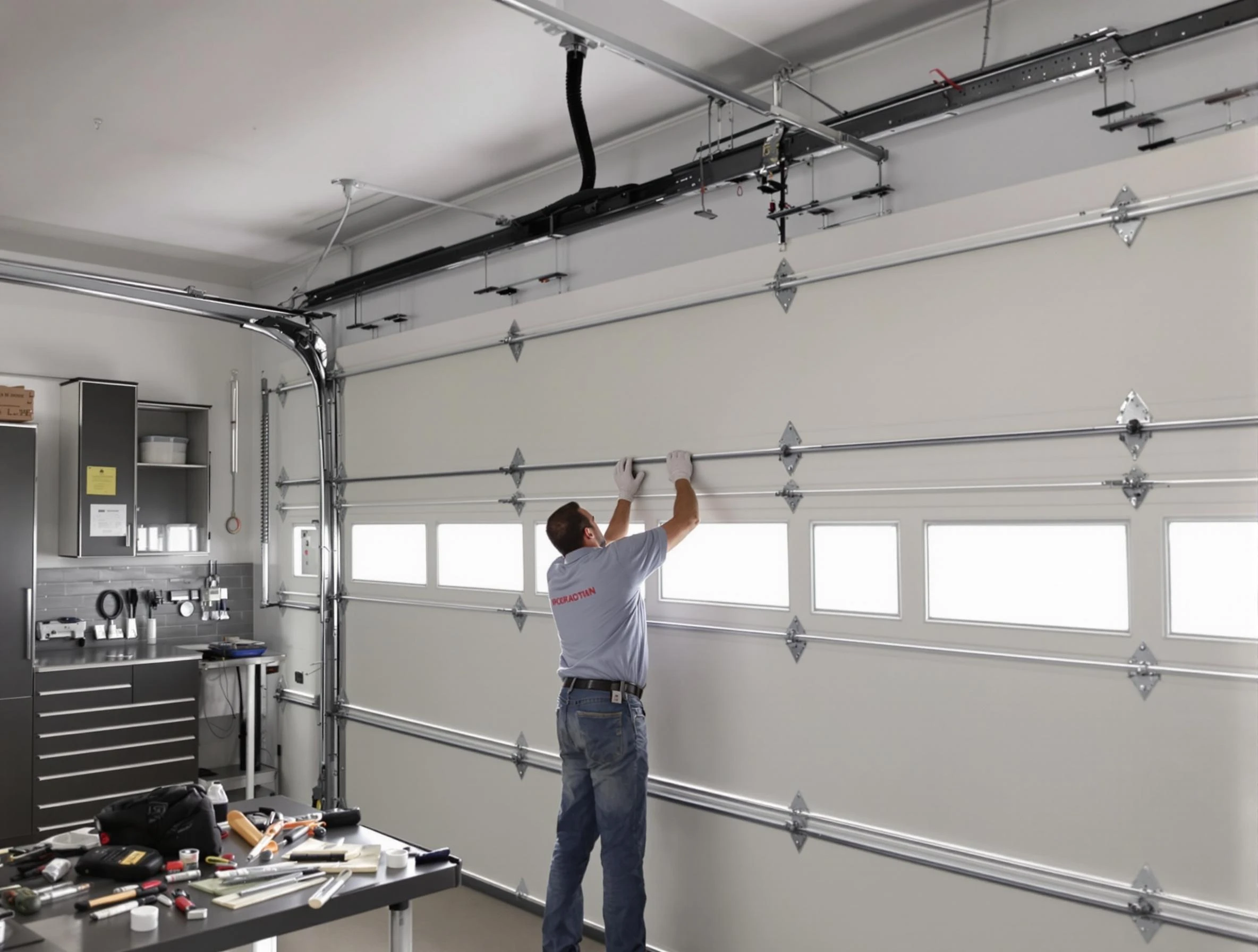 Garage Door Track Repair in Pell City