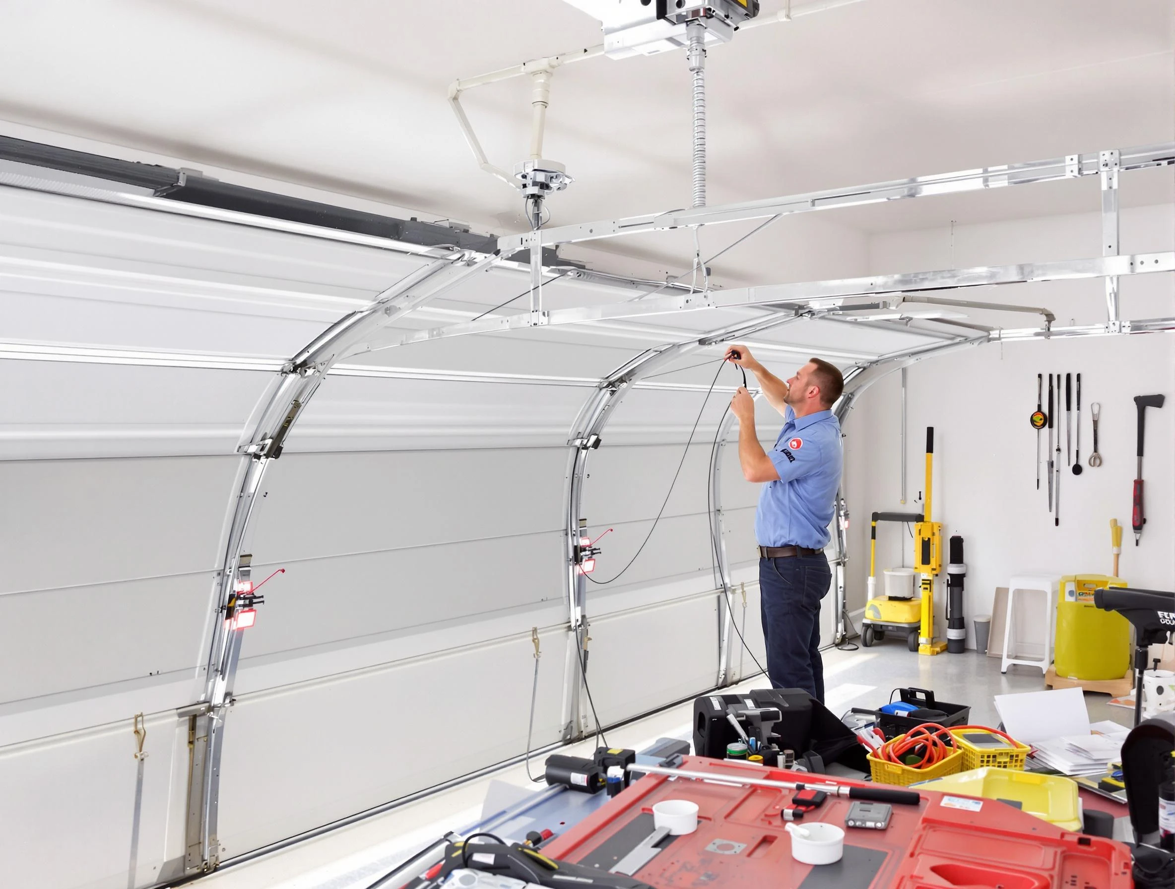 Garage door cable repair service by Pell City Garage Door Repair in Pell City