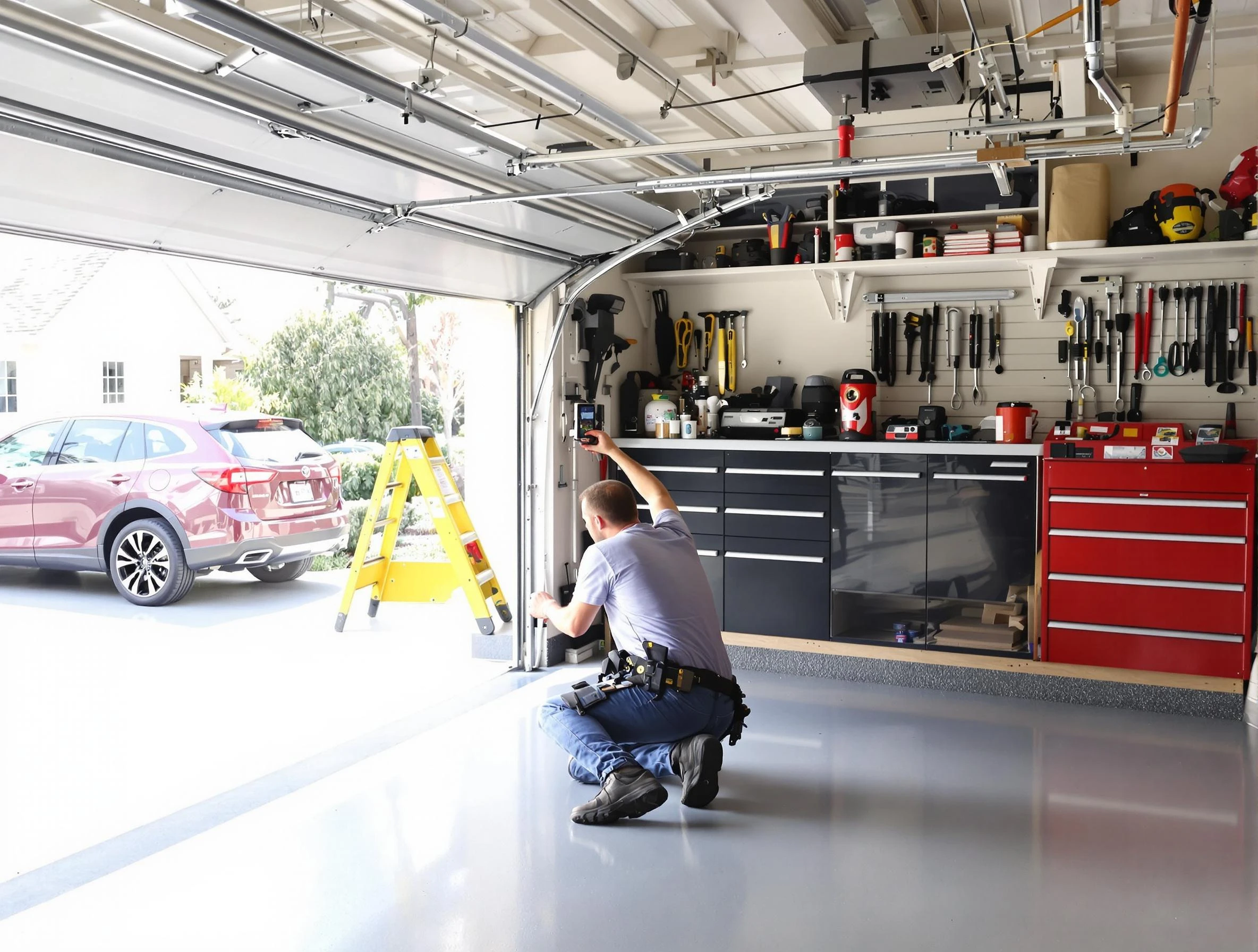 Local garage door repair service by Pell City Garage Door Repair in Pell City