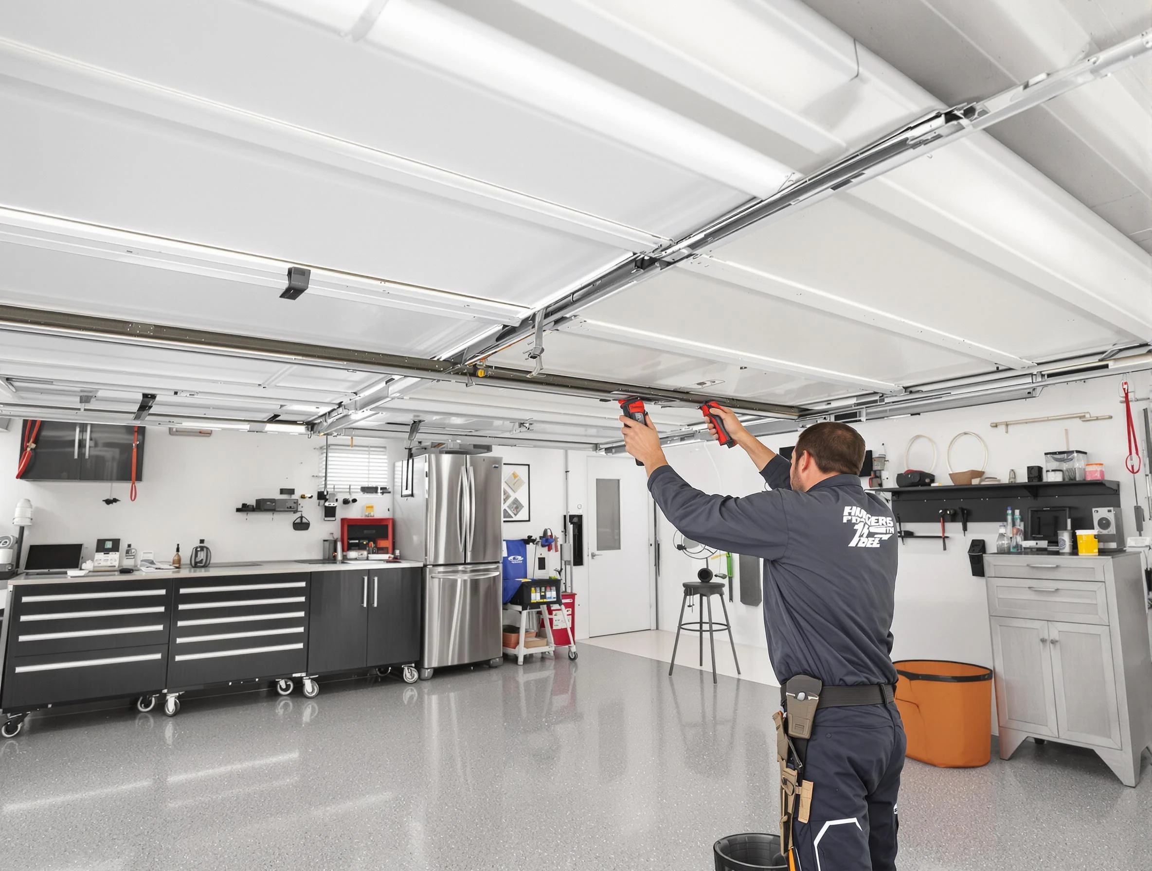 Overhead garage door repair service by Pell City Garage Door Repair in Pell City